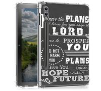 BEOTIWAD Jeremiah 29-11 Bible Verse Clear Case for Samsung Galaxy Tab S9 Ultra 2023 / S8 Ultra 2022 [SM-X910/X916B/X918U/X900/X906],Transparent Slim TPU Back Shockproof Shell Cover