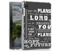 BEOTIWAD Jeremiah 29-11 Bible Verse Clear Tablet Case for Samsung Galaxy Tab S8 Plus 2022/S7 FE 2021/S7 Plus 2020 12.4 Inch,Transparent Slim TPU Back Shockproof Shell Cover
