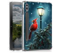 BEOTIWAD Northern Cardinal Bird Clear Case for Samsung Galaxy Tab S9 Ultra 2023 / S8 Ultra 2022 [SM-X910/X916B/X918U/X900/X906],Transparent Slim TPU Back Shockproof Shell Cover