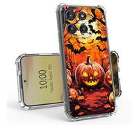 BEOTIWAD Pumpkins in The Woods Clear Case for Motorola Moto G Stylus 5G 2025 6.7" Slim Transparent Anti-Yellow TPU Military Protective Tough Durable Bumper Protective Cover