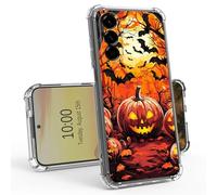 BEOTIWAD Pumpkins in The Woods Clear Case for Samsung Galaxy A26 5G 6.5" Slim Transparent Anti-Yellow TPU Military Protective Tough Durable Bumper Protective Cover for Samsung A26 5G