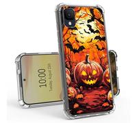 BEOTIWAD Pumpkins in The Woods Clear Case for TCL ION Z 6.0" Slim Transparent Anti-Yellow TPU Military Protective Tough Durable Bumper Protective Cover for TCL ION Z