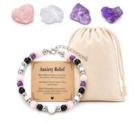 BeoTnp 6 Pcs Menopause Bracelet For Women, Bracelets For Womens, Menopause Brac elet, Daily Emotional Support Jewellery For Menopause Symptom Relief, Thoughtful Gift For Friends And Family