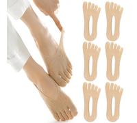 BeoTnp 6 Pcs Toe Socks, Toe Protectors For Women, Compression Socks For Women With Comfortable Fit, Ideal For Daily Wear And Active Lifestyles Non Slip Pilates Flip For Sneaker High-Heel Shoes