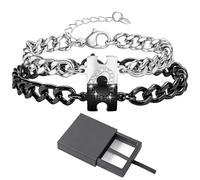 BeoTnp Matching Bracelets For Couples, Couples Bracelets, Long Distance Relationship Gifts With 9x9cm Black Box, Couple Gifts For Him And Her, For Birthday, Anniversary, Valentine'S Day