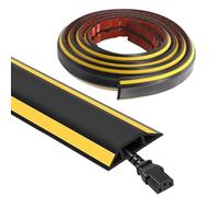 Beowanzk Cable Tidy, Wire Tidy, Cable Cover, Outdoor Cable Protector, Cable Trunking, Cable Hider, Outdoor Cable, Trunking for Electric Cables 3M (Black)