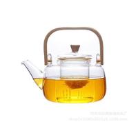 Beowanzk Glass Teapots with Infuser,1000ml Stove Top Safe Tea Pot for 2 to 4 Cups,Borosilicate Clear Tea Maker Glass Kettle for Loose Leaf Tea, Flowering Tea, Blooming Tea, Hot/Iced Water