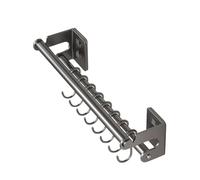 Beowanzk Utensil Hangers with 8 Hooks, Kitchen Utensils Holder, Utensil Holder, Kitchen Rail Pan Hanger with S Hooks for Hanging Knives, Pot and Pan