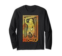 Beowulf English Anglo-Saxon Viking Scandinavian Myth Poem Long Sleeve T-Shirt