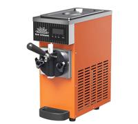 BeoyNot 750W Ice Cream Maker Machine Soft Serve, Ice Cream Roller Maker, 4.5-8 Kg/H Output, Continuous dispensing, with LED Screen, for Bars Coffee Shop Supermarket Home Restaurant Yellow