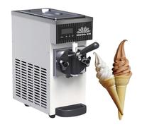 BeoyNot 750W Soft Serve Maker, Single Flavor Ice Cream Machine, 80-100 blocks/H Output, Continuous dispensing, One-click cleaning & pre-cooling, For Milk Tea Shops and Dessert Shops White