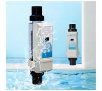 BeoyNot Automatic Salt Water Chlorination Apparatus, with Titanium Cell, Digital Display & Self-Cleaning Function, Chlorine production: 8/12 / 16/20 g/H, for Swimming Pool, Spa Pool 16g/H≤68m³