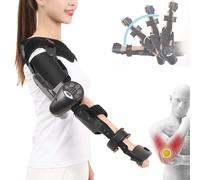 BeoyNot Elbow Support, Upper Limb Rehabilitation Device, with Wireless Remote Control & Intelligent Timing, 2-Speed Adjustable, Stretching 0°-110°, For Stroke Hemiplegia Patients right