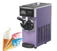 BeoyNot Soft Serve Ice Cream Machine for Home,Countertop Soft Serve Ice Cream Maker, 4.5-8 Kg/H Output, One-click cleaning & pre-cooling, Single Flavor Soft Serve Ice Cream Machine Purple
