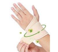 BEOZINZ 2PCS Castor Oil Pack Wrap for Wrist Hand Wrap Wrist Brace for Carpal Tunnel Relief,Adjustable Reusable Compression Wrist Support for Women Men Right & Left Hands,Single,Castor Oil Not Included
