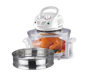 BEPER BF.640 Halogen Oven, Max Capacity 18L, 60 Minute Timer, White