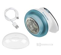 Beper Bobble Clothes 50.245 USB Rechargeable Steel Blades, Removes lint and Knots, White/Octanium, Alloy, Bianco, Ottanio