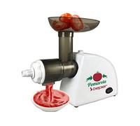 BEPER BP.720 Electric Tomato Squeezer, Pomarola, 300 W, Stainless steel filter, Tomato puree,White