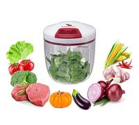 BEPER C107UTT002 Hand-operated meat mincer with cord, stainless steel/ABS, white/red