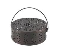 BEPER C206UTI010 Stainless Steel Mosquito Coil Holder, Mosquito Coil Holder, Safe Container for Spiral Mosquito Coils Ø13.5 cm
