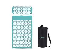 BEPER C301ACC001 Acupressure mat with Pillow Acupressure mat, Removable, Washable, Cotton Fabric, Reduces Muscle Tension, Stress, Improves Circulation.