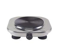 BEPER P101PIA100 Electric Stove, 18.5 cm Diameter Cast Iron Hob, 5-Level Adjustable Thermostat, Robust Steel Housing, Overheat Protection - 1500 W