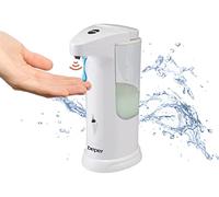 BEPER P201UTP004 Automatic Soap Dispenser and Disinfectant Gel, Plastic, White, Small