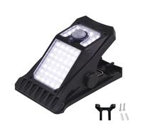 BEPER P207ILO003 Solar Clip-On Light, Outdoor LED Light with Motion Sensor, 3 Lighting Modes, Solar Charging, IP65, for Garden, Fences, and Camping