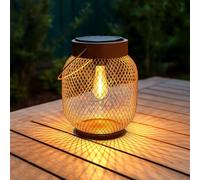 BEPER P207ILO302 Solar Garden Lamp, Outdoor LED Solar Lamp in Iron, Decorative Scenic Effect, Automatic Switch-on, Up to 4 Hours of Autonomy, IP44