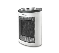 BEPER RI.080 Electric Fan Heater, 1500 W, Anti-Heat Protection, Ceramic Elements, White
