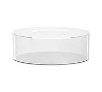 bephible Fillable Cake Stand Reusable Clear Cake Stand for Wedding Birthday Party Fillable Round Square Hexagon Tier Display Holder Round 20cm