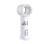bephible Handheld Fan Mini Portable Bladeless Fan Pinch Free White