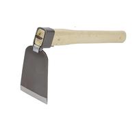 bephible Manual Weeding Tool for Digging Heavy-Duty Steel Garden Hand Hoe with Wooden Handle Lightweight Gardening Planting Farming Outdoor A