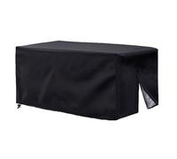 bephible Weatherproof Wagon Cart Cover Protective Cushion Waterproof Oxford Cloth Sun Shade Windproof Drawstring Fastener Tape Foldable Four-Wheeled Camping Black