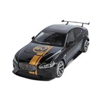 BePhon Ornament Diecast Model Toy Car Large Size 1/18 For Jaguar For XE SV Project 8 SUV Alloy Sports Car Model Diecast Metal Vehicles Battery not included(Blackone)