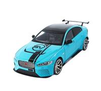 BePhon Ornament Diecast Model Toy Car Large Size 1/18 For Jaguar For XE SV Project 8 SUV Alloy Sports Car Model Diecast Metal Vehicles Battery not included(Blue)