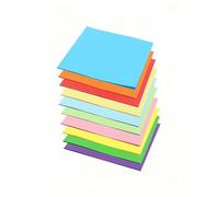 Bepisof 100Sheets Colored Copy Papers,80gsm Assorted Colors Construction Papers, 8.3x 11.7inch Printer Paper Origami Paper for DIY Card Making Scrapbooking Kids School Office Craft