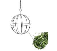 Bepisof 2Pack Stainless Steel Hay Feeder, Metal Food Ball Hay Rack Ball, Sphere Grass Ball for Rabbit Guinea Pig Hamster Pet Supplies（8cm）