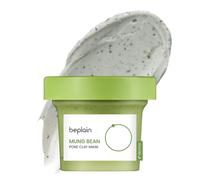 beplain Mung Bean Pore Clay Mask, Blackhead Facial Exfoliator, 4.05 fl oz