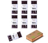 Beppiani 100% Cocoa Mass, Artisan Chocolate, Vegan, Sugar-free, Rich in Antioxidants, for Balanced Diets - Made in Italy Set (7 Classic Tabs)