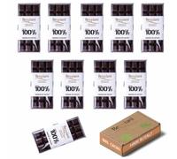 Beppiani Box of 10 Tablets 100% Pure Cocoa Paste 900 g - Artisan Chocolate Sugar Free - Made in Italy (10)