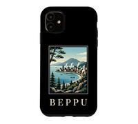 Beppu Japan Spring Mountain Coastal Travel Art Case for iPhone 11