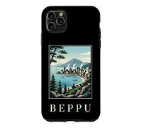 Beppu Japan Spring Mountain Coastal Travel Art Case for iPhone 11 Pro Max