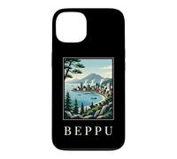 Beppu Japan Spring Mountain Coastal Travel Art Case for iPhone 13