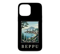 Beppu Japan Spring Mountain Coastal Travel Art Case for iPhone 13 Pro Max