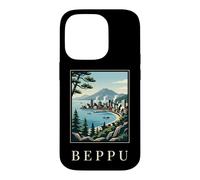 Beppu Japan Spring Mountain Coastal Travel Art Case for iPhone 14 Pro