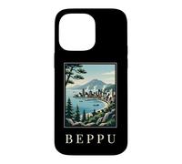 Beppu Japan Spring Mountain Coastal Travel Art Case for iPhone 14 Pro Max