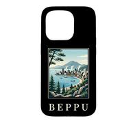 Beppu Japan Spring Mountain Coastal Travel Art Case for iPhone 15 Pro