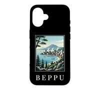Beppu Japan Spring Mountain Coastal Travel Art Case for iPhone 16