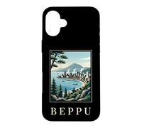 Beppu Japan Spring Mountain Coastal Travel Art Case for iPhone 16 Plus